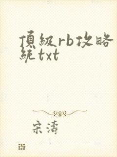 顶级rb攻略系统txt