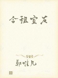 合租室友