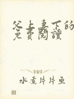 父上妻下的小说免费阅读封面