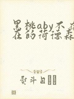 黑桃aby不存在的荷德森笔趣阁封面