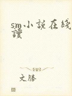 sm小说在线阅读封面