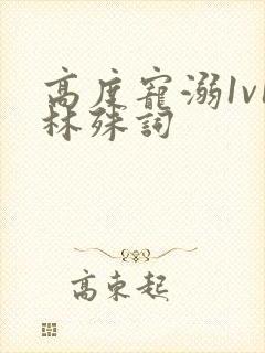 高度宠溺1v1林殊词