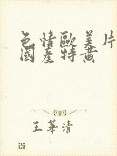 色情欧美片午夜国产特黄