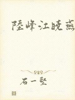 陆峰江晓燕