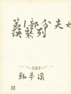 第1部分夫妇交换系列封面