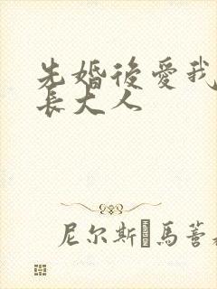 先婚后爱我的市长大人