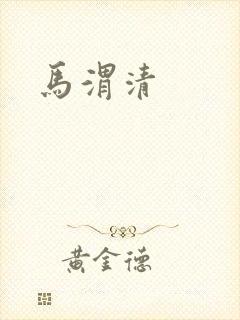马渭清封面