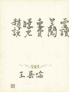 赵晓东吴雪晴小说免费阅读封面