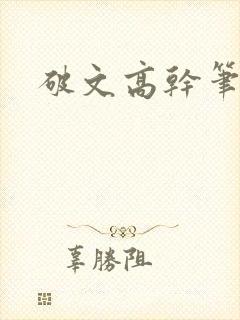 破文高干笔趣阁