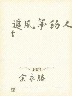 追风筝的人txt封面