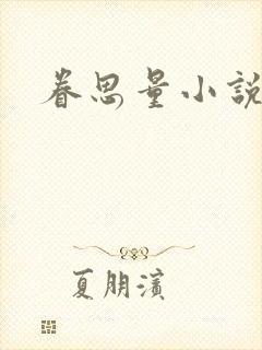 眷思量小说
