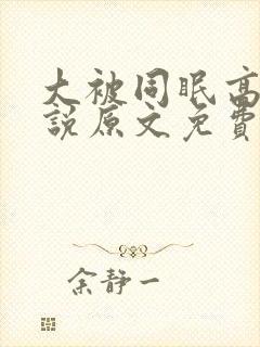 大被同眠高粱小说原文免费阅读