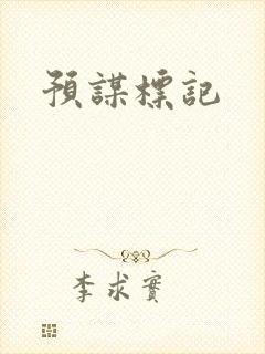 预谋标记封面