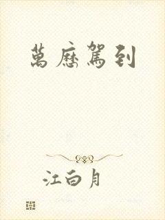 万历驾到封面