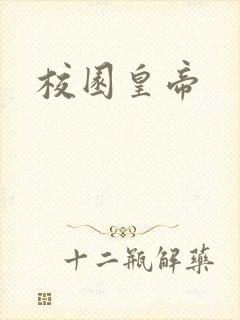 校园皇帝封面