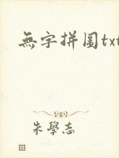 无字拼图txt封面