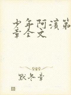 少年阿滨第13章全文