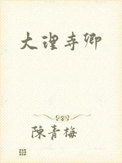 大理寺卿