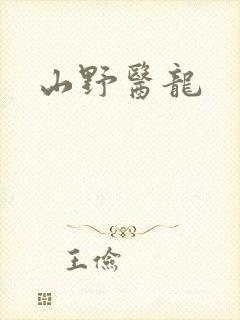 山野医龙封面