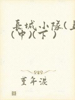 长城小队(上)(中)(下 )封面