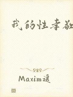 我的性孝敬封面