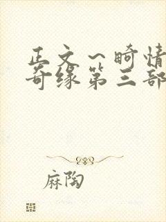 正文～畸情内裤奇缘第三部