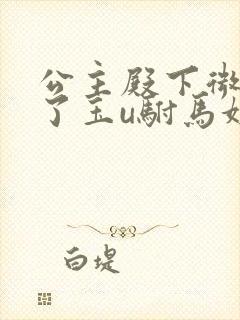 公主殿下微臣馋了玉u驸马姓傅