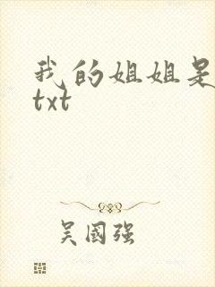 我的姐姐是美女txt