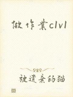 做作业c1v1
