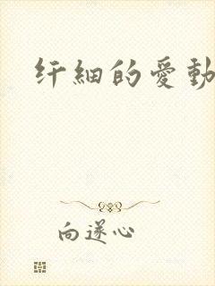 纤细的爱动漫封面