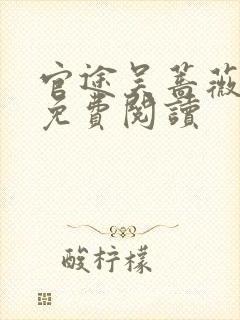 官途吴蔷薇全文免费阅读