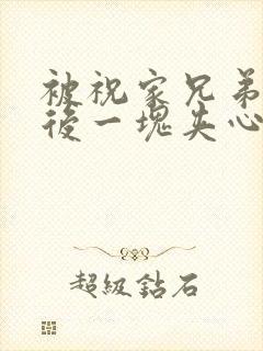 被祝家兄弟共享后一块夹心饼封面
