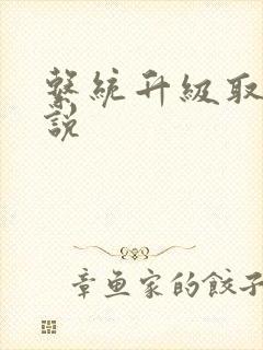 系统升级取液小说
