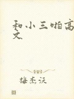 和小三啪高辣h文