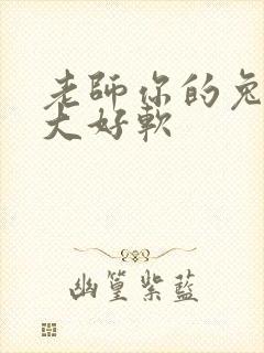 老师你的兔子好大好软