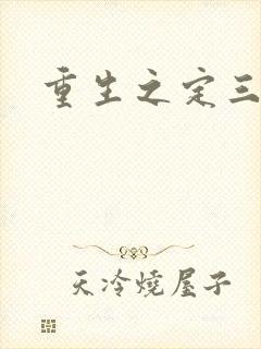 重生之定三国