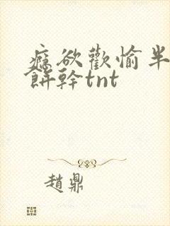瘾欲欢愉半块小饼干tnt封面