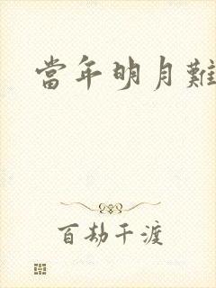 当年明月难寻