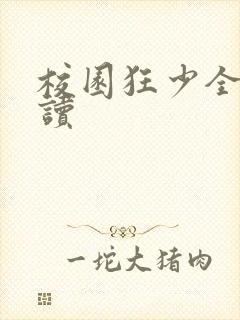 校园狂少全文阅读