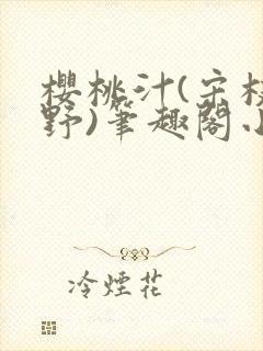 樱桃汁(宋枝江野)笔趣阁小说渡欲