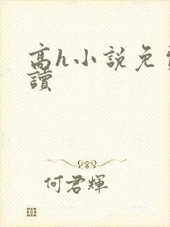 高h小说免费阅读