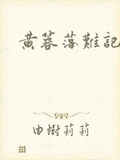 黄蓉落难记阅读封面