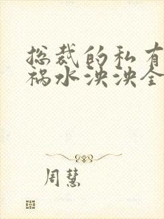 总裁的私有宝贝祸水泱泱全文阅读