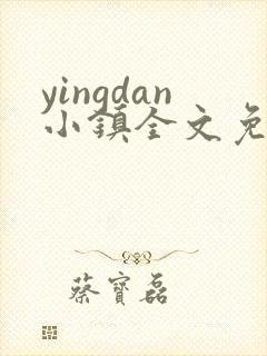 yingdan小镇全文免费阅读笔趣阁封面
