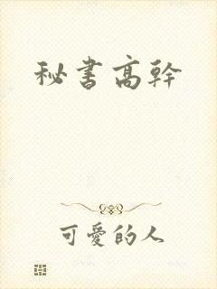 秘书高干