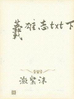英雄志txt下载