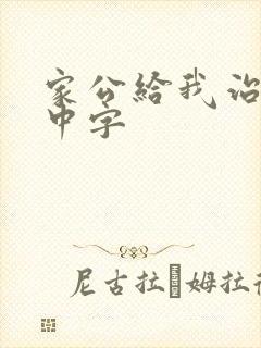 家公给我治疗5中字