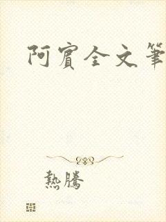 阿宾全文笔趣阁封面