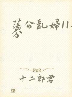荡公乱妇11部分
