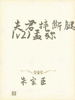 夫君摔断腿后(1v2)孟弥